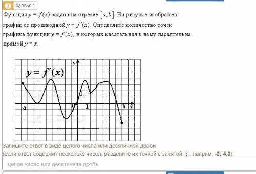 с данными заданиями по геометрическому смыслу производной