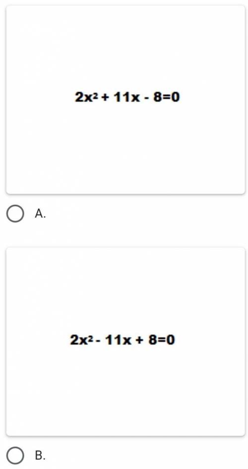 приведите уравнение: x^2+11x=(5-x)(5+x) к виду ax^2 +bx+c=0 Варианты ответов на фото: