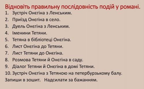 до ть встановити відповідність з твору О.С.Пушкина ​