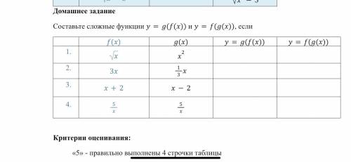 заполнить таблицу, вообще не поняла эту тему.