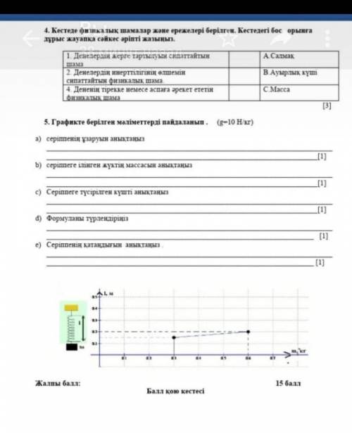 Физика сор7 класс 2 четвер