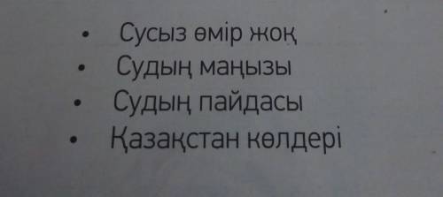 Төменде берілген тақырыптардың біреуін таңдап сол тақырып бойынша көршіңмен диалог құр