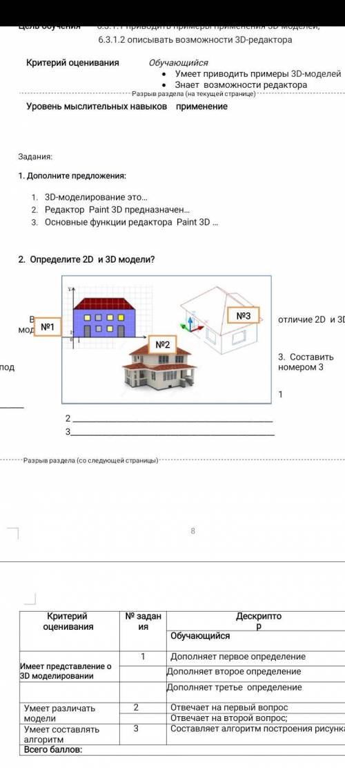 Составьте алгоритм построения 3 рисунка.