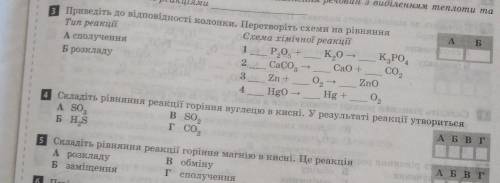 Приведіть до відповідності колонки