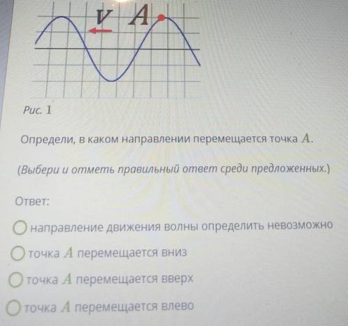 очень нужно.Можно ещё с этим на рисунке 1 стрелкой указано направление скорости частицы А в бегущей