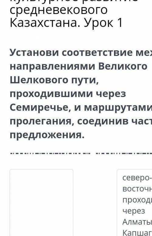 Влияние Великого Шелкового пути на экономическое и культурное развитие средневекового Казахстана. Ур