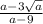 \frac{a-3\sqrt{a}}{a-9}