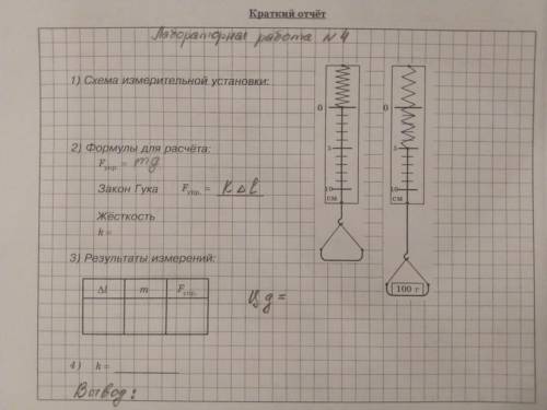 Лабораторная по физике Напишите решение, вывод, а иначе не зачту!