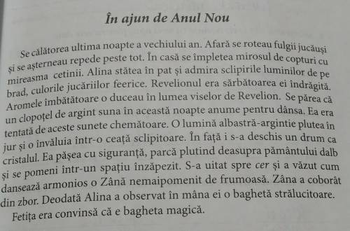 9. Selectează, din text, o personificare șiunepitet şi scrie-le pe spațiul rezervat​