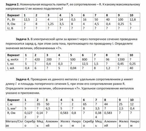 Постоянный ток. закон ома для участка цепи. нужно решить второй вариант