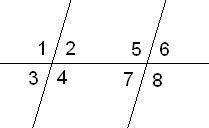 Известно, что ∢2=45°. Вычисли все углы. ∢1= ∢2= ∢3= ∢4= ∢5= ∢6= ∢7= ∢8=