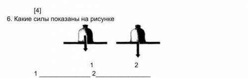 Какие силы показаны на рисунке​