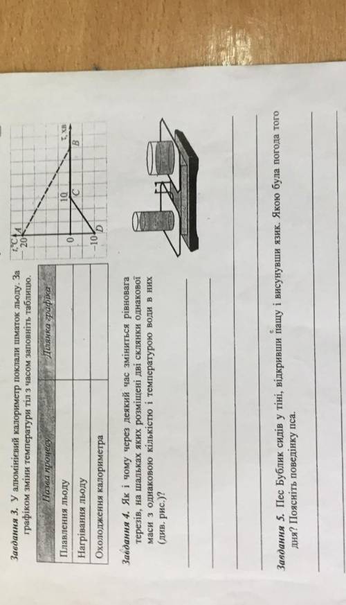 контрольна з фізики завдання 3,4,5​