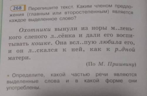 класс номер 268 вставлять буквы не надо​(нажатием на фото видны вопросы к номеру)​