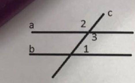 Кут 1=65°, а кут 2=115°. доведи що а паралельне б​