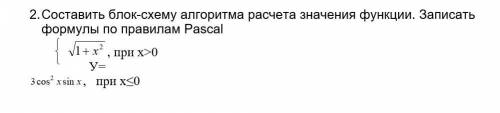 СОСТАВИТЬ БЛОК-СХЕМУ АЛГОРИТМА РАСЧЕТА ЗНАЧЕНИЯ ФУНКЦИИ.ЗАПИСАТЬ ФОРМУЛЫ ПО ПРАВИЛАМ PASCAL