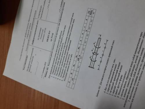 решить задание 1 (с 1 по 6 пункт) Очень сейчас сижу на экзамене