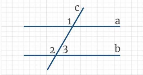 параллельные прямые а и b проведена секущая с так, что ∠1 = ∠2 = 110° - соотв. Чему равен ∠3?