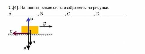 какие силы изображены на рисунке? ​