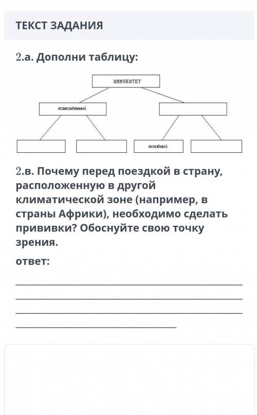 2.a. Дополни таблицу: 2.в. Почему перед поездкой в страну, расположенную в другой климатической зоне