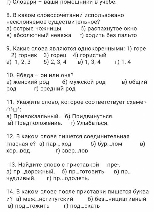 Хелп русс срез знаний 6 кл​