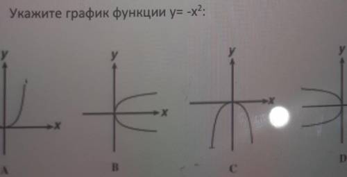 2. Укажите график функции y=-x2:​