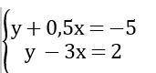 Решите графическим методом систему уравнений: