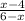 \frac{x - 4}{6 - x}