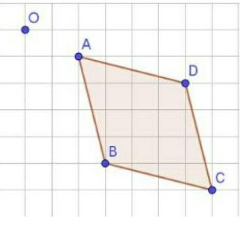 К прямоугольнику ABCD относительно точки О гомотетический FKNL при k=2 нарисуйте прямоугольник​