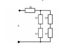 Цель работы: Вычислить общее сопротивление данной цепи; падение напряжения на каждом из резисторов;