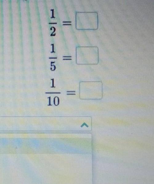 Запиши в виде конечной десятичной дроби. 3 - с|- | -50,5; 0,2; 0,10,5; 0,2; 0,1 (1)0,5; 0,2(2); 0,10