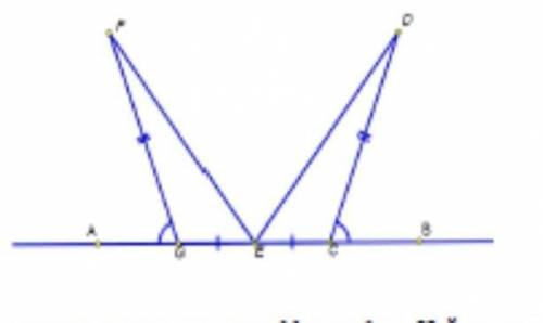 На рисунке AGF-DCB, GE-EC, FG-DC. Докажите что FE=ED​