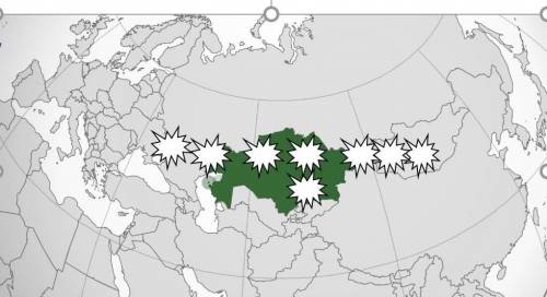 Задание IV. Рассмотрите карту. Определите, какие государства (племенные союзы) на ней обзначены бук