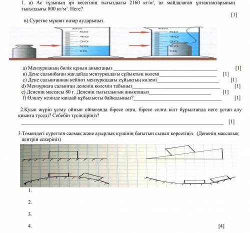 Физика 7 класс (Можете отправить не все задания, главное 2)​