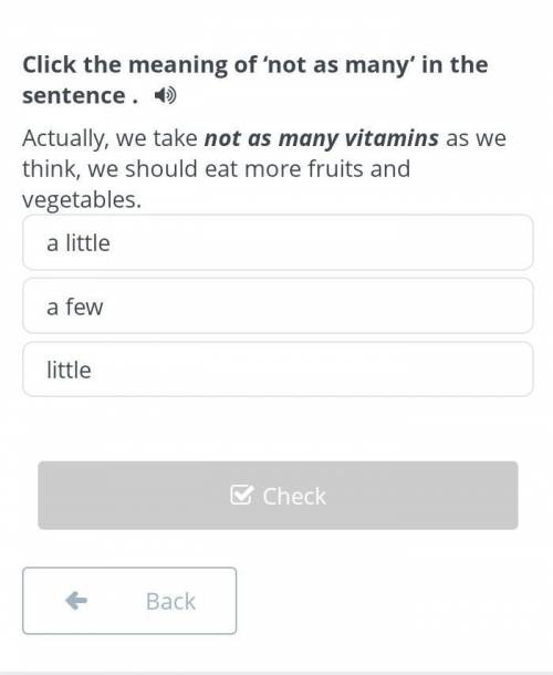 Actually, we take not as many vitamins as we think, we should eat more fruits and vegetables.​