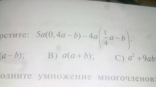 Упростить многочлены или одночлены, что лихотелось бы хоть с каким-то объяснением