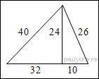 1:Найдите площадь треугольника, изображённого на рисунке