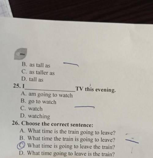 15. people over there are German A. ThisC. TheseD. Those17. I haven't got moneyA. nob. noneD. any20.