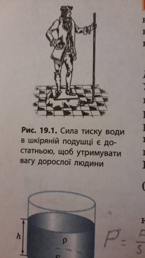 Сила тиску води в шкіряній подушцi є достатньою, щоб утримувати вагу дорослоi людини (почему оно уде