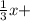 \frac{1}{3}x +