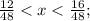 \frac{12}{48}