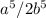 a^{5} / 2b^{5}