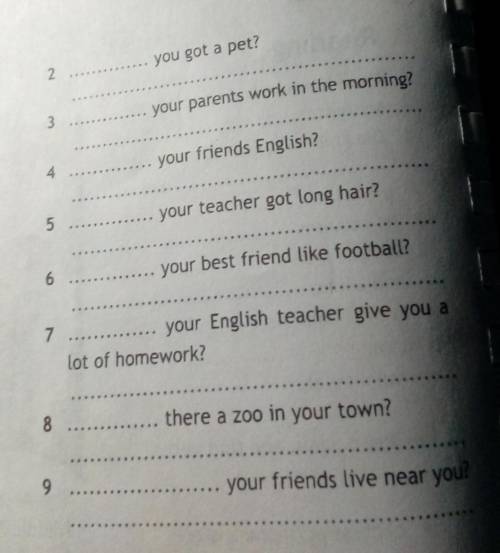 Fill in do, does, have, has, can, is, are, and answer the questions. 1. you play the guitar?​