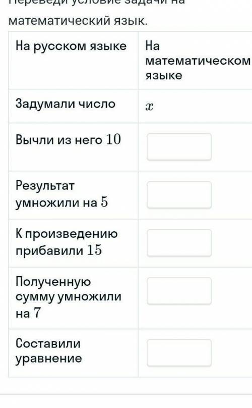 к заданному числу прибавили 10 результат умножили на 5 к произведению прибавили 15 полученную сумму