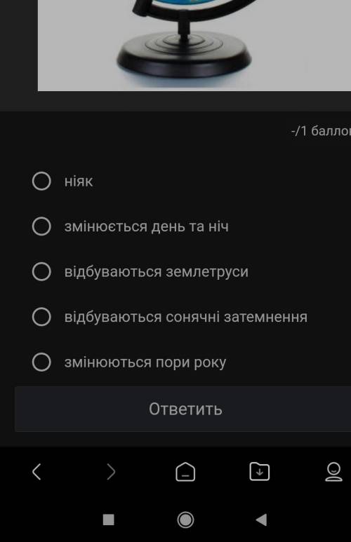 Як впливає нахил земної вісі на землю?​