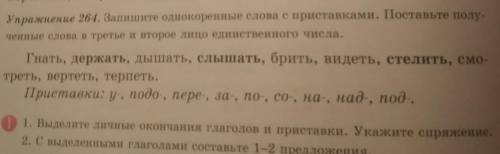 4класс русский язык упражнения 264 не нодо 1-2предложения делать​