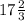 17\frac{2}{3}