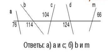 Какие прямые паралельны?Нужно полностью решение, и объяснение.​