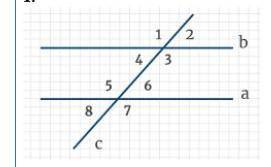 а ∥ b, с – секущая, ∠6 = 300Найти остальные углы​