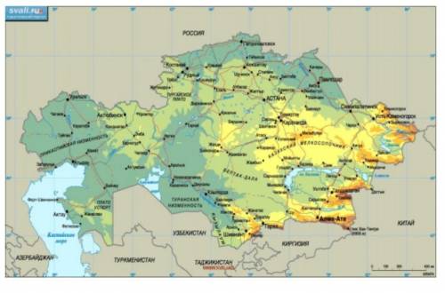 Перечислите средние природные комплексы характерные для территории Казахстана (не менее 5 названий).